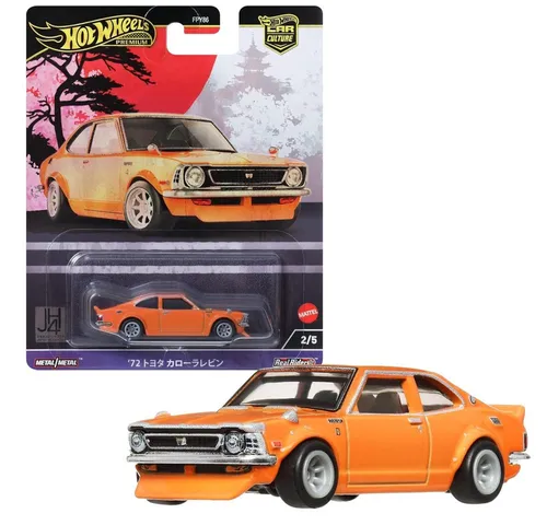 Hot Wheels Spielzeug-Rennwagen Toyota Corolla Levin 1972 HRV69 Hot Wheels Car Culture Fahrzeug