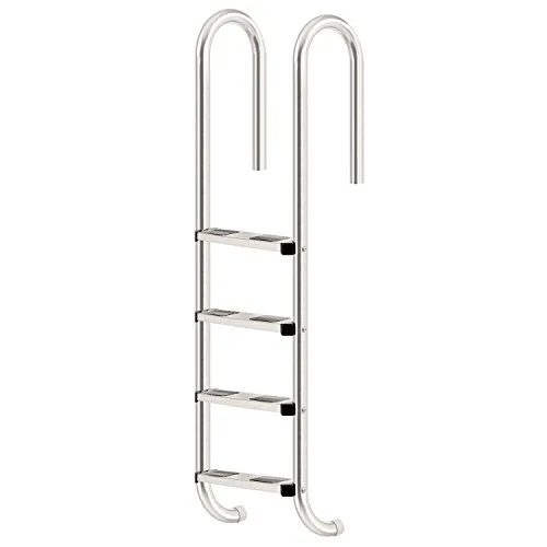 Zelsius V2A Edelstahl Poolleiter mit 4 Stufen