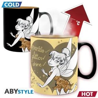 DISNEY - Mug Heat Change - 460 ml - Tinkerbell Sparkle - box | Nonbook