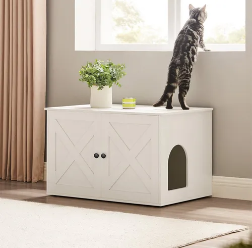 FEANDREA Katzentoilette mit herausnehmbarem Trennwand von Feandrea