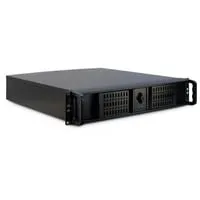 Inter-Tech 2U-2098-SK Server Gehäuse schwarz - Server Gehäuse für Mini-ITX mit kompakten Abmessungen und vielseitigen Einschüben für bis zu 10 Laufwerke, ideal für leistungsstarke Serverlösungen.