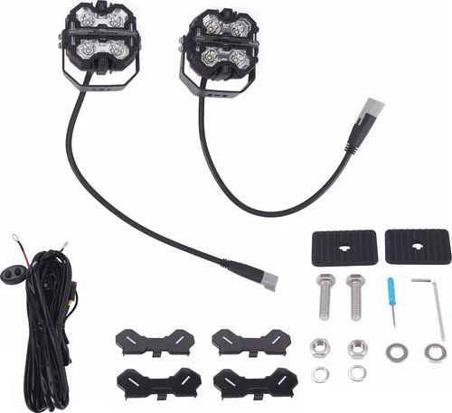 LED-Lichtkapseln, 3,5 Zoll, weiß, bernsteinfarben, DRL, Offroad-Fahr-Hilfslicht