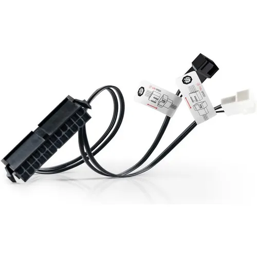 Bitspower 24-Pin ATX - Überbrückungsstecker mit Lüfterausgang (BPTA-PSC-SOC)