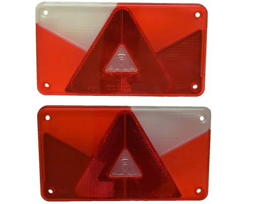 Aspöck Anhänger Lichtscheibe Multipoint 5 - Ersatzlichtscheiben für Aspöck Multipoint 5 Leuchten, ideal zur schnellen Reparatur Ihres Anhängers. Enthält links und rechts Lichtscheibe.