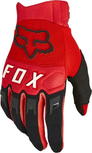 Fox Dirtpaw Glove Handschuhe - MTB & MX, Flourozierend Rot, Größe M - Motorradhandschuhe für Unisex Erwachsene, ideal für MTB und Dirt-Bike, bietet optimale Griffigkeit und Komfort bei jeder Fahrt.
