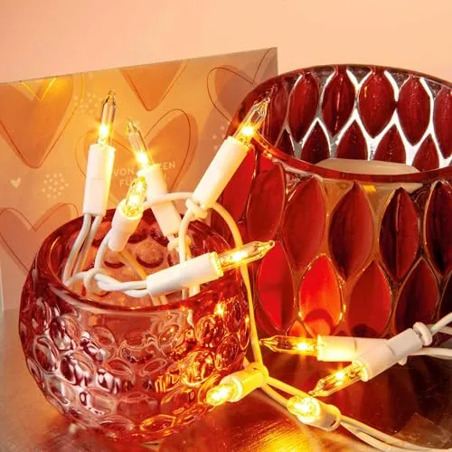 hellum Lichterkette innen 20er - 2,85m Mini Lichterkette mit Stecker - Weihnachtsbeleuchtung mit klaren warmen Birnen, perfekt für festliche Fensterdekoration und Tannenbaum, sorgt für eine gemütliche Atmosphäre.