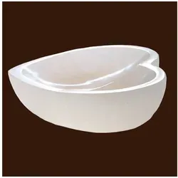 Steinfixx® Dekoschale Selenit Herzschale 14 cm in weiß von Steinfixx