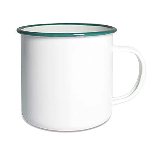 Produktbild Origin Outdoors Unisex – Erwachsene Tasse-630226 Emaille Tasse, Ocean, Einheitsgröße