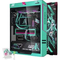 Gaming-PC Hatsune Miku Special Edition . RTX 5080 . AMD Ryzen 7 9800X3D . 64 GB RAM türkis/pink, Windows 11 Home