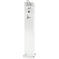 PROREGAL Handdesinfektionsspender mit Hubmechanismus - Robuster Handdesinfektionsspender zur effizienten Hygiene in öffentlichen Bereichen. Aus langlebigem verzinktem Stahl, ideal für Büros und Gastronomie. Modernes Design und einfache Montage.