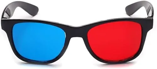 Rote und blaue 3D-Brille, universal, TV-Film, dimensionaler Videorahmen, 3D-Brille, DVD-Spiel, Glas, 3D-Stil, Brille für 3D-Filme, Spiele, 3D-Ansicht