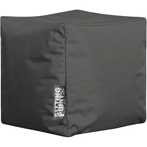 SITTING POINT Cube SCUBA Sitzsack anthrazit - Alternatives Sitzen mit stark wasserabweisendem und robustem Material, ideal für drinnen und draußen. Genießen Sie flexibles Sitzen in modernem Design!