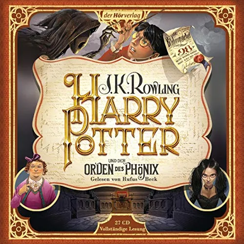 Harry Potter und der Orden des Phönix: Die Jubiläumsausgabe - Hörbuch von Rufus Beck, spannende Jubiläumsausgabe des 5. Bandes der beliebten Harry Potter Reihe, ideal für Fans und Neueinsteiger.