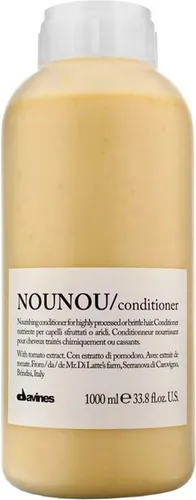Davines Essential Haircare Nounou Conditioner 1000 ml - Haarspülung für gefärbtes Haar, nährt intensiv mit Tomaten-Extrakt und verleiht Elastizität und Geschmeidigkeit, ohne zu beschweren.