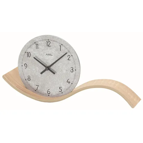 AMS Tischuhr aus Holz