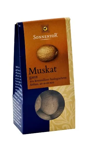 Sonnentor Bio Muskatnüsse, 25 g von SONNENTOR