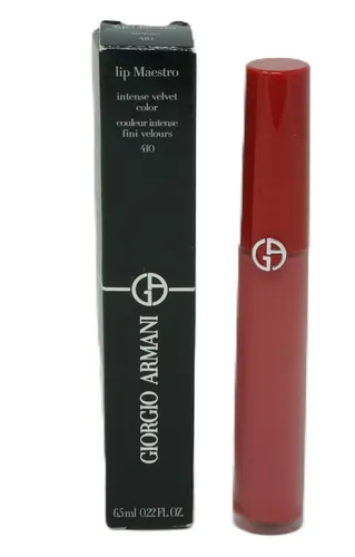 Giorgio Armani Lip Maestro Intense Velvet Color 6,5 ml Sienne 410 - Eleganter Lippenstift mit intensiver Farbkraft und samtiger Textur. Ideal für einen langanhaltenden, glamourösen Look und perfekte Akzente auf den Lippen.