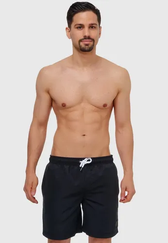 Indicode Herren Ferguson Badehose mit 3 Taschen und Tunnelzug | Badeshorts für Männer Black, XL - Sportliche Badehose mit elastischem Bund und praktischen Taschen. Ideal für Sommeraktivitäten. Hochwertige Verarbeitung und modernes Design für besten Tragekomfort.