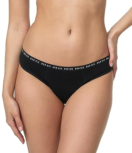 Nur Die Alles Geregelt Perioden-Unterwäsche für extrastarke Blutung - Panties & Hipsters für Damen mit 12h Auslaufschutz und 95% Bio-Baumwolle für höchsten Komfort und Hautfreundlichkeit.