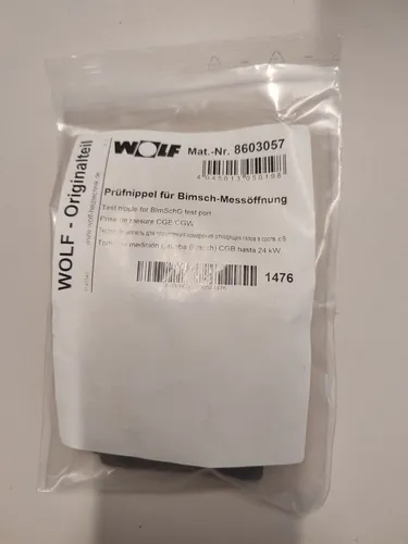 Wolf Prüfnippel für Bimsch-Messöffnung 8603057 von Wolf