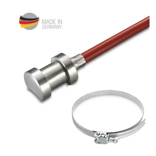 Environ Raumthermometer Anlegetemperaturfühler Silikon bis 250°C inkl. Metallspannband – NTC10