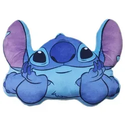 Lilo & Stitch Dekokissen Plüschkissen Stitch Flauschiges Kuschelkissen für Zuhause blau