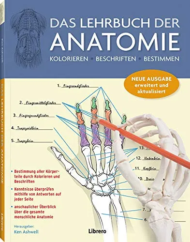 Das Lehrbuch der Anatomie: Kolorieren von Librero b.v.