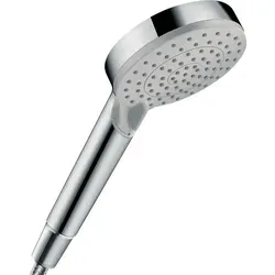 hansgrohe Vernis Blend Vario 100 Handbrause - Handbrause mit 100 mm Brausekopf, EcoSmart-Technologie für wassersparenden Genuss und einfache Strahlartenumstellung durch drehbare Strahlscheibe.