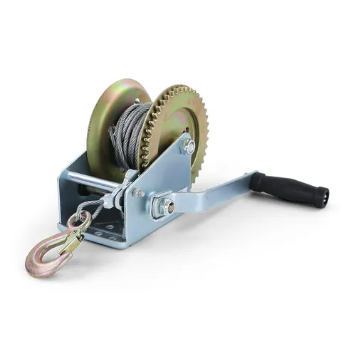 Profi Seilwinde Handwinde 800KG mit 10m Drahtseil - Seilwinden, robuste Handseilwinde mit 800KG Zugkraft, ideal für anspruchsvolle Anwendungen im Heim- und Profibereich.