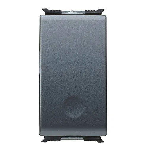 GEWISS GW30021 Knopf Playbus Einpolig 250V AC - Na 16A Schwarz