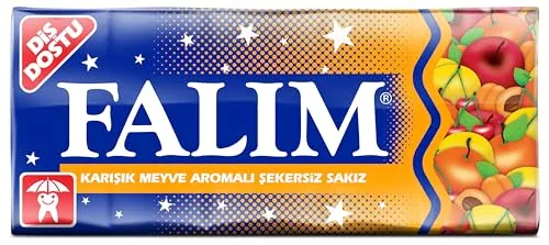 Produktbild Falim Kaugummi Tutti Frutti ohne Zucker (20 x 5 Stück/140g)