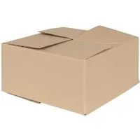 vidaXL Faltbox mit Speicher 50 pcs - Braun 30 x 30 x 15 cm - Stylische Aufbewahrungsbox aus robustem Karton, ideal für die Organisation in Hauswirtschaftsräumen. Ihr modernes Design bringt Wärme in dein Zuhause und schafft Ordnung.