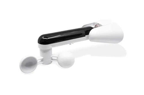 Wind- und Sonnensensor 303670101-HE für elektrische Markisen - Praktisches Zubehör für Gelenkmarkisen, schützt vor Wind und Sonne. 180° Schwenkkopf für flexible Montage, einstellbare Wind- und Lichtstärken.