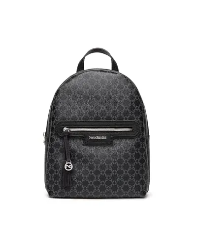 Nero Giardini I544061D Damenrucksack aus technischem Material, Schwarz , Medium