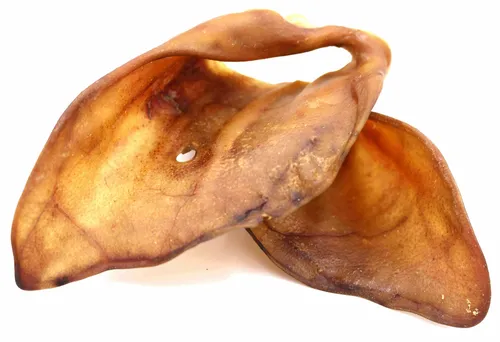 Getrocknete Schweineohren XXL für Hunde 1 Kg - Kausnacks & Leckerlis - Extra große, naturbelassene Schweineohren stärken die Kaumuskulatur und pflegen die Zähne. Hergestellt in Deutschland mit erneuerbaren Energien für gesunde Hunde!