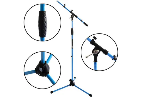keepdrum Mikrofonständer MS106 BL Blau von keepdrum
