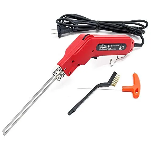 Wiltec Styroporschneider 200W - Drahtschneider mit schnellem Aufheizen in 5-8 Sekunden und einer max. Temperatur von 600°C, ideal für präzise Schnitte in Styropor, Styrodur und Hartschaum.