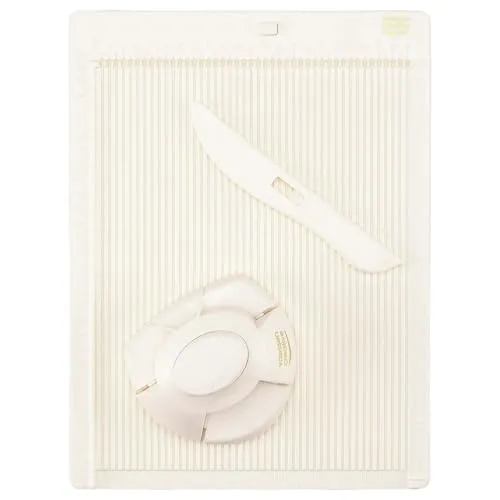 Vaessen Creative Falzbrett Set für Karten und Briefumschläge - Scrapbooking-Werkzeug für kreative Bastler: Gestalten Sie mit diesem praktischen Set ganz einfach Karten und Umschläge, inklusive Eckenstanzer für individuelle Designs.