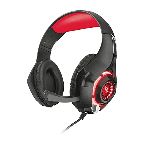 Trust GXT 313 Nero Gaming Headset - Schwarz - Gaming-Headset mit Mikrofon und LED-Beleuchtung, ideal für PS4, Xbox One und PC, sorgt für immersiven Klang und komfortables Gaming.
