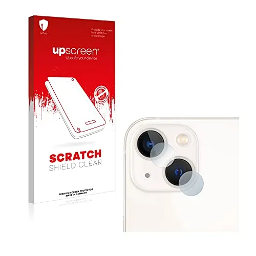 upscreen Schutzfolie für Apple iPhone 13 (NUR Kameraschutz) – Made in Germany, Kristall-klar, Kratzschutz, Anti-Fingerprint