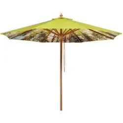 Schneider Alu/Stahl Sonnenschirm Malaga 300cm in grün von Schneider
