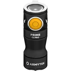 Armytek Prime C1 Pro LED Taschenlampe - Hochleistungs-Taschenlampe mit Akku, kaltweißem Licht und robuster Bauweise für Outdoor-Abenteuer und Notfälle.