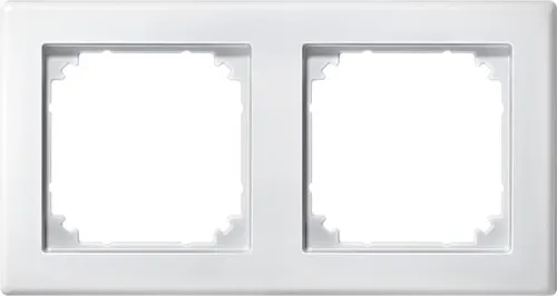 Merten 484219 Rahmen, M-SMART, 2fach, polarweiß matt