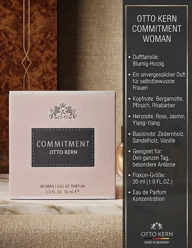 Otto Kern® Commitment Woman Eau de Parfum - Blumig & Fruchtig