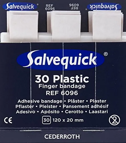 Cederroth Salve Schnelle unsteril Kunststoff Finger Pflaster, 6 x Mine, Verdauungsenzyme 180