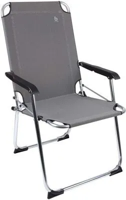 Bo-Camp Copa Rio Comfort Campingstuhl, L, hellgrau