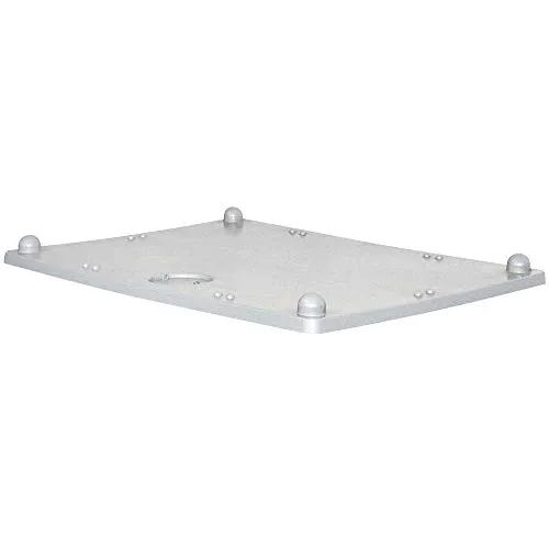 BRB Stapeldeckel für Palettenbox, LxB 1000 x 700 mm, hellgrau