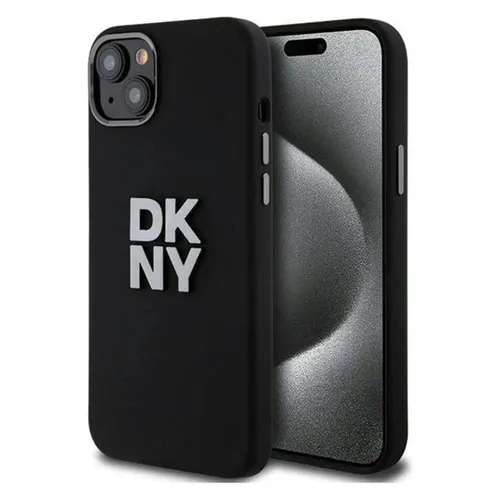 Produktbild DKNY Liquid Silikon Metall Logo Case MagSafe für Apple iPhone 15/14/13