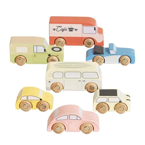 Le Toy Van Holzspielzeugautos Vintage Set FSC 100% nachhaltig