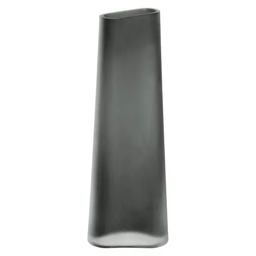 Leonardo Vase Turno, Grau, Handgemachte Glasvase in grau von LEONARDO